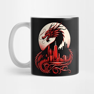 Fiery Chicago Dragon - Lunar New Year 2024 Mug